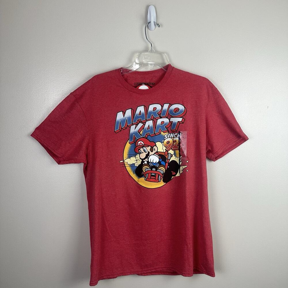 Super Mario Men's Mario Kart L Since 92 Retro Video Game T-Shirt Tee